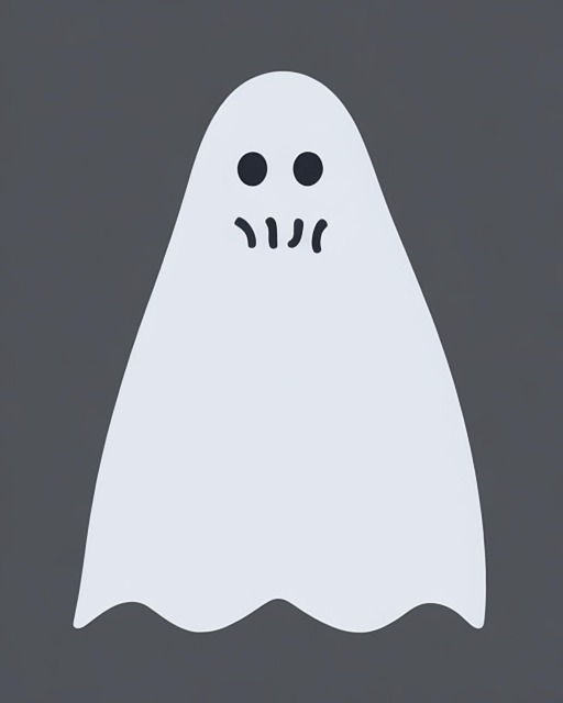 Download free HD stock image of Ai Generated Halloween Free ai generated halloween ghost illustration