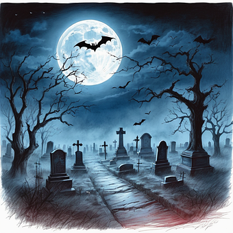 Free Ai Generated Halloween illustration and picture