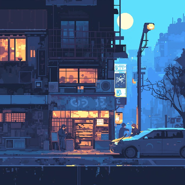Free pixel lofi pixels illustration