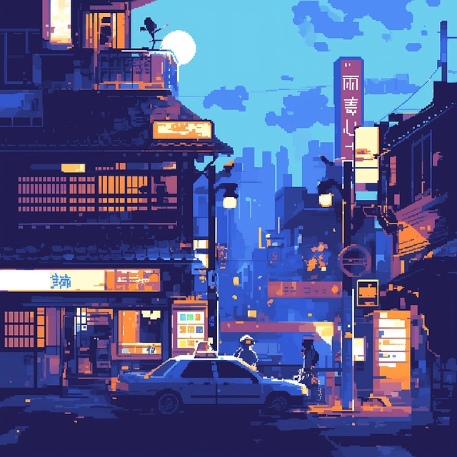 Free pixel lofi pixels illustration