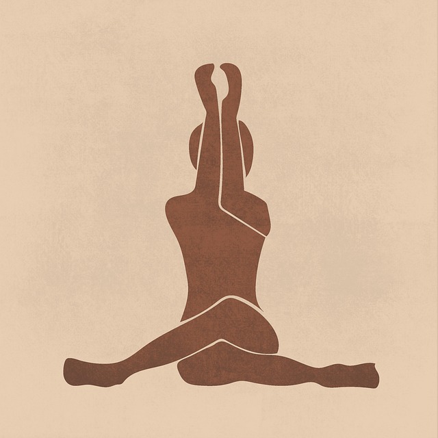 Free yoga meditation boho illustration