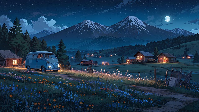 Free Camping Country illustration and picture