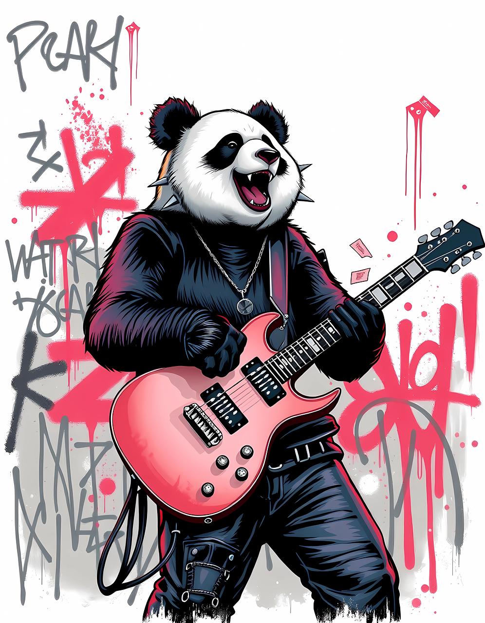 Download Ai Generated, Panda, Rock. Royalty-Free Stock Illustration ...