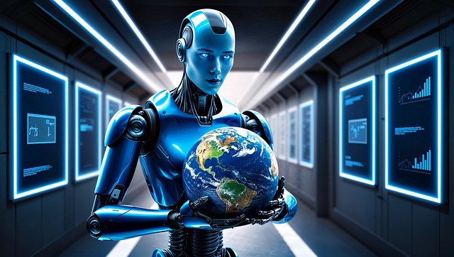 Ai Gegenereerd, Robot, Ai, Aarde, Cyborg