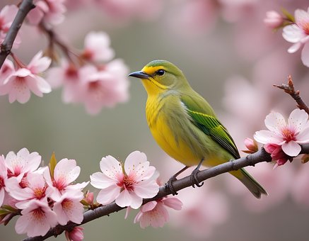 Free Bird Sparrow illustration and picture