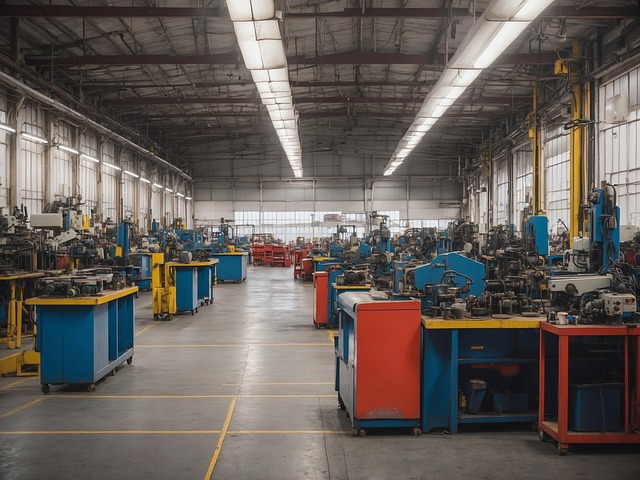 Free ai generated factory industry illustration
