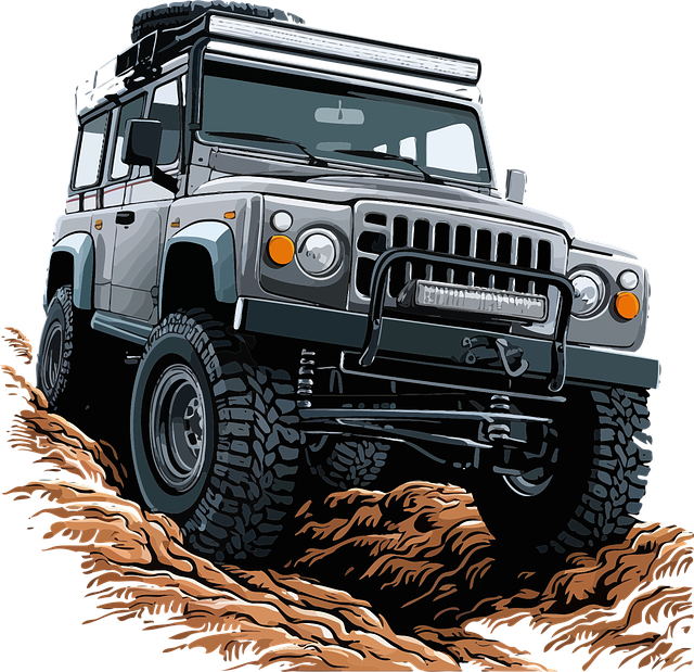 Land Rover Vector Art