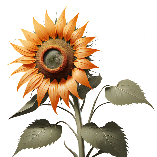 Free ai generated sunflower flower illustration