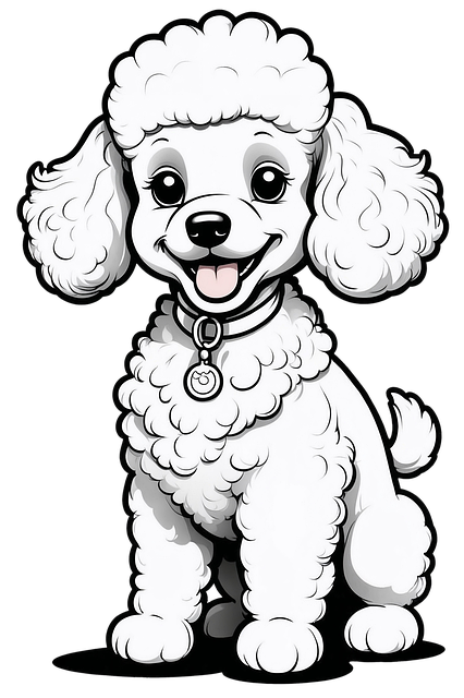 Download free HD stock image of Ai Generated Dog Free ai generated dog poodle illustration