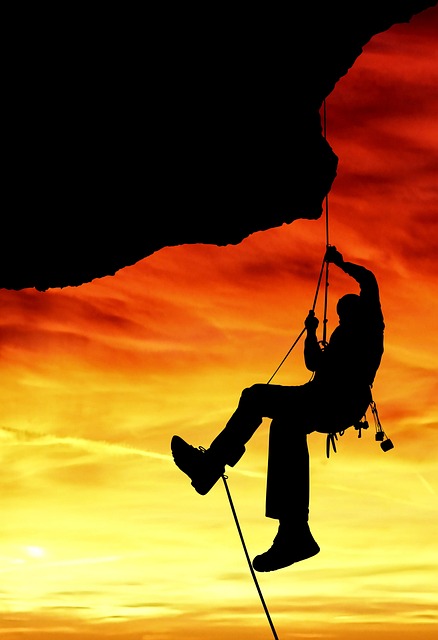 Free mountain mountaineering climber illustration