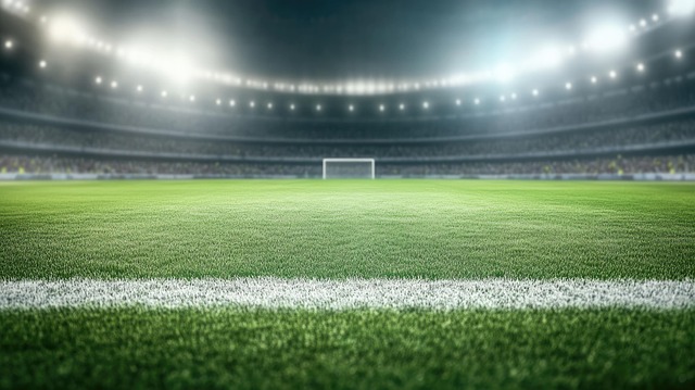 Free ai generated soccer stadium soccer illustration