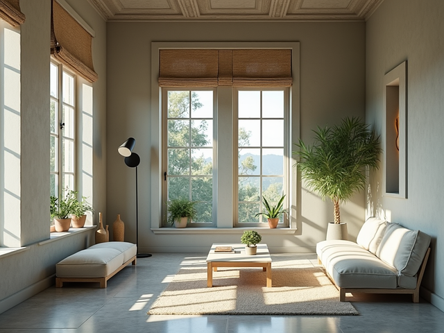 Free ai generated house living room illustration