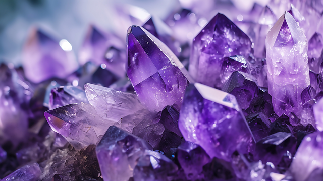 Free ai generated amethyst gemstone illustration