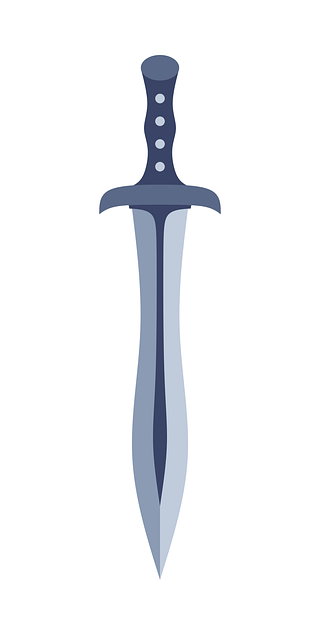 Free sword dagger knife vector