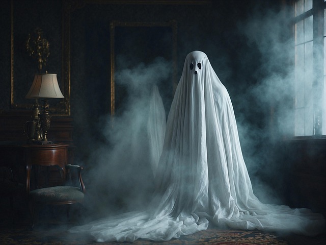 Free ai generated ghost halloween illustration