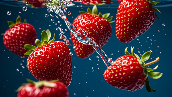 Strawberres, Frutas, Comida, Saludable