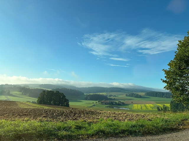 Landschaft, Sonne, Himmel, Bayern
