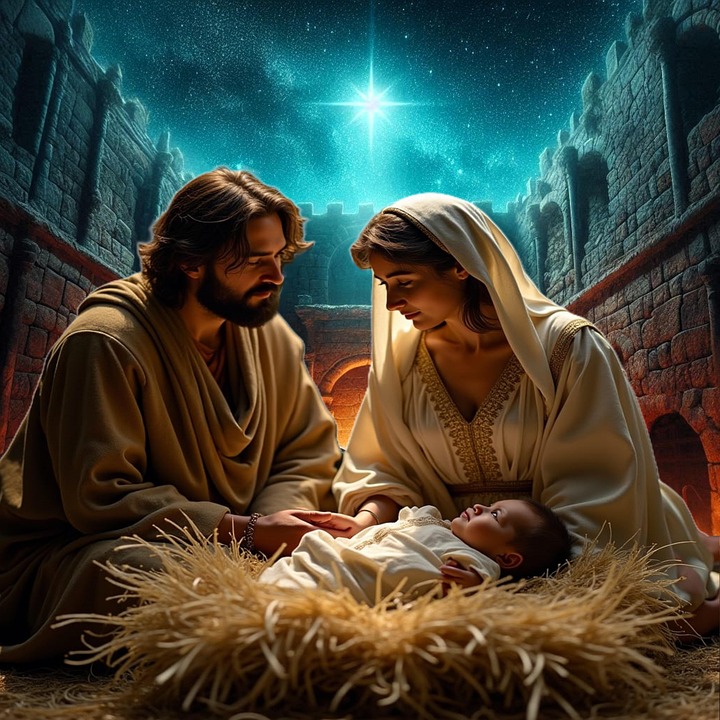 Download Christmas, Jesus, Christ. Royalty-Free Stock Illustration ...