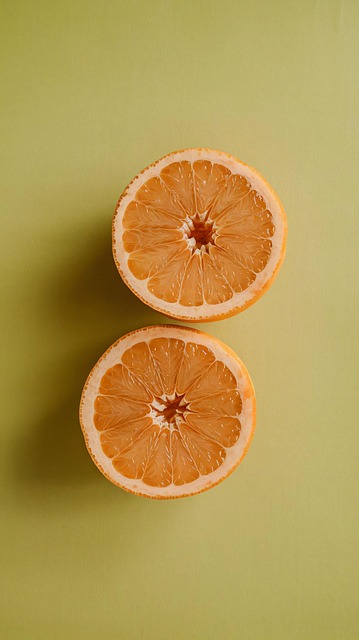 Ai Generiert, Obst, Grapefruit, Halbiert
