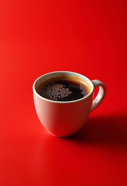 Hvid, Rød, Kop, Sort Te, Kaffe, Koffein