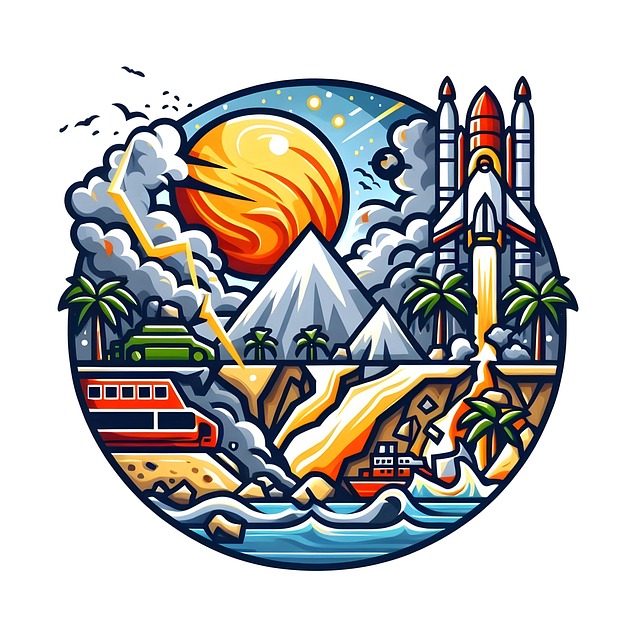 Free ai generated disaster hurricane illustration