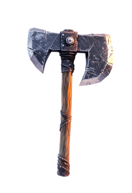 Free ai generated axe weapon illustration