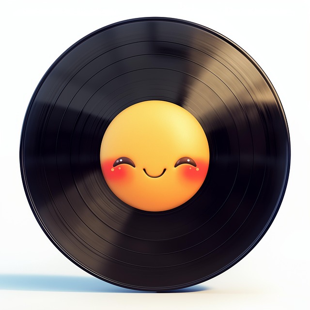 Free ai generated record vinyl illustration