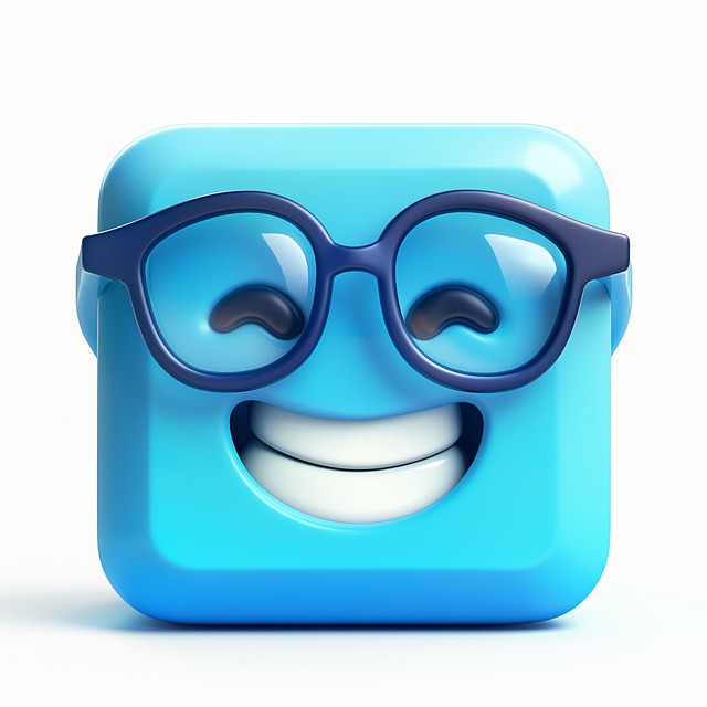 Free ai generated emoji square illustration