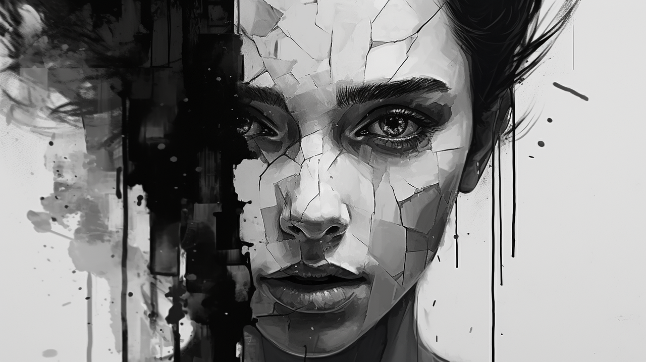 Download Ai Generated, Woman, Broken. Royalty-Free Stock Illustration ...