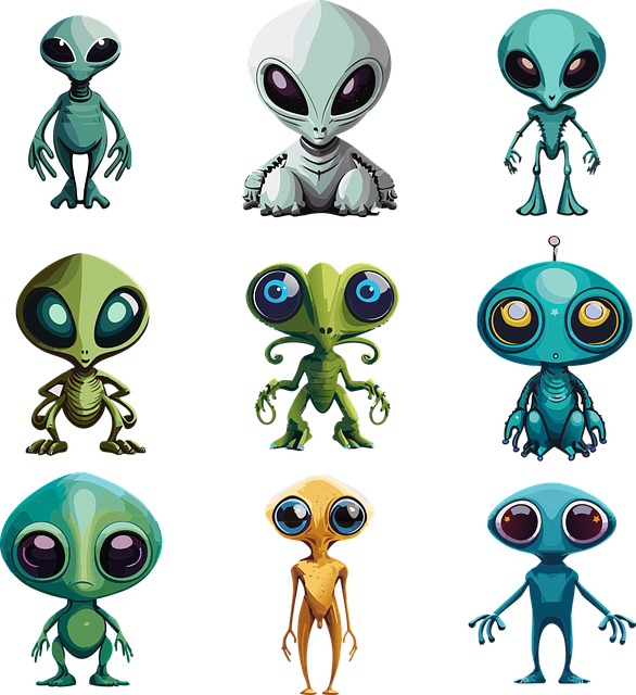Free Alien Ufo vector and picture