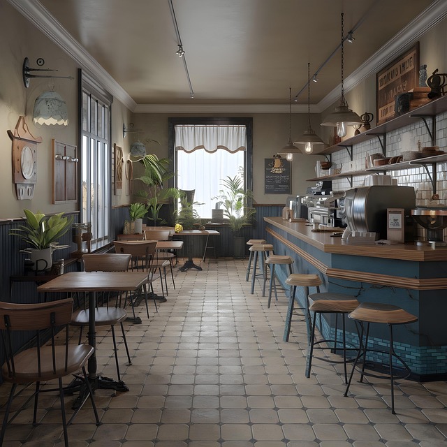 Free ai generated coffee cafe illustration