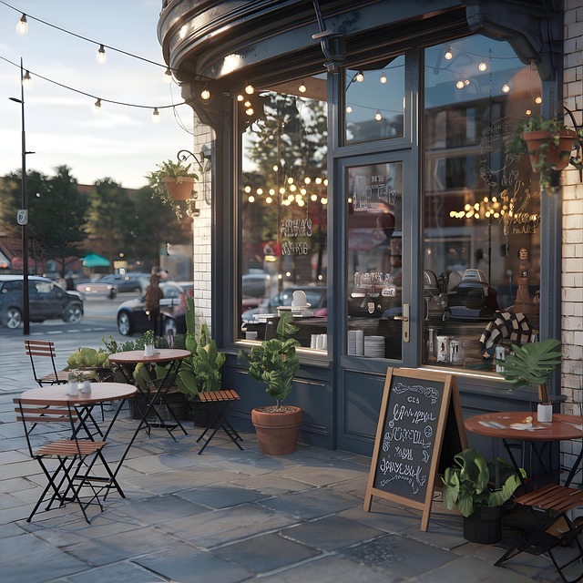 Free ai generated coffee cafe illustration