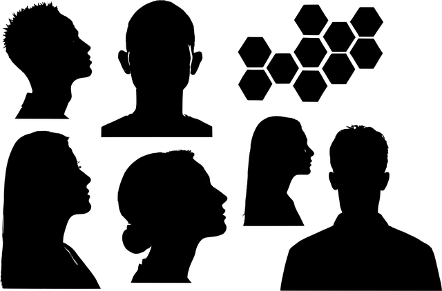 Free ai generated silhouette human vector