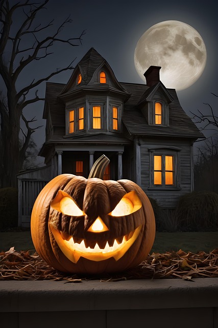 Download free HD stock image of Ai Generated Pumpkin Free ai generated pumpkin jacko'lantern illustration