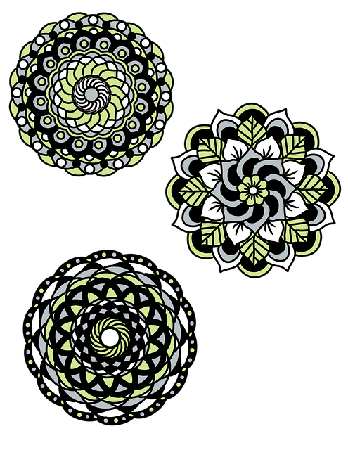 Download free HD stock image of Mandala Design Free mandala design stained glass illustration