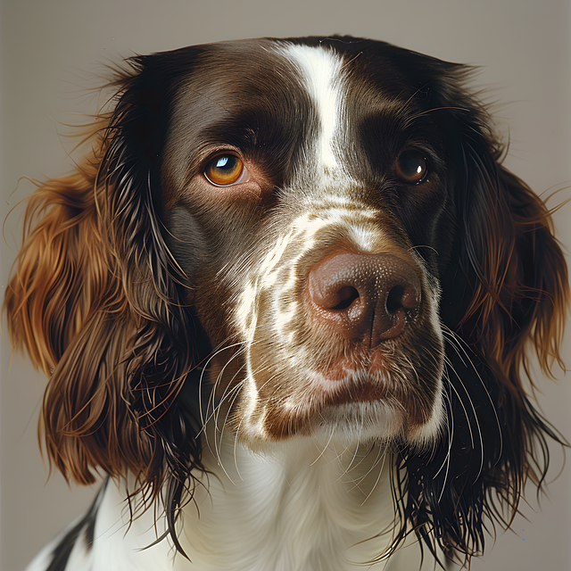 Free dog springer spaniel animal illustration
