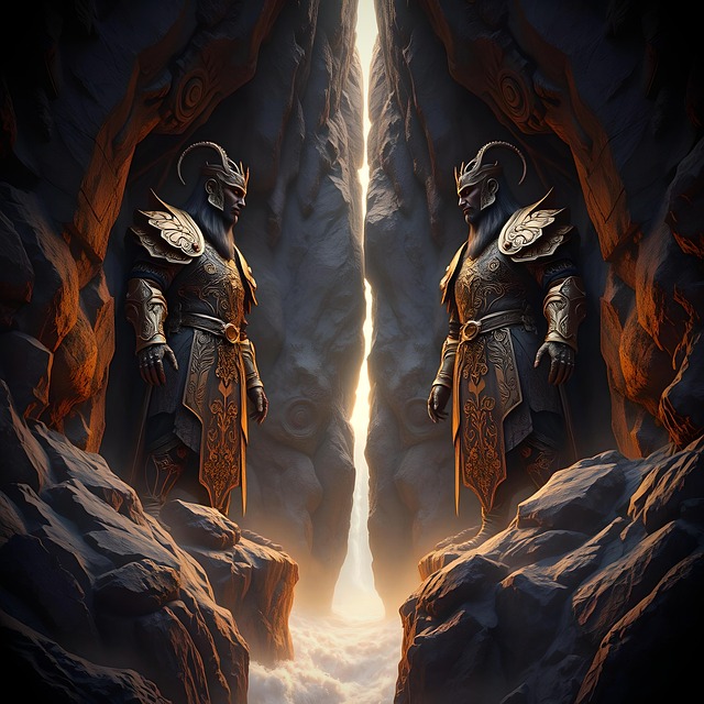 Free ai generated sentinels warrior illustration