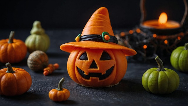Free ai generated pumpkins sweets illustration