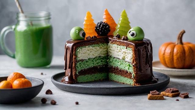 Free ai generated cake sweets illustration