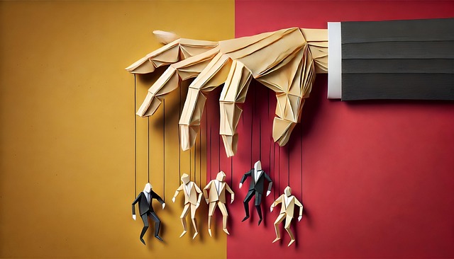Free ai generated origami hand illustration