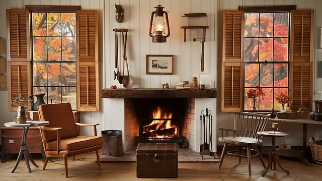 Free ai generated rustic hygge illustration