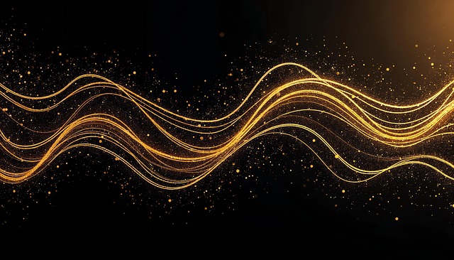 Free ai generated wave lines illustration