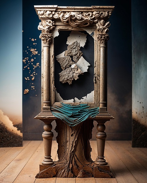 Free ai generated picture frame design illustration