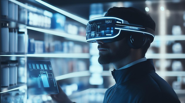 Free ai generated augmented reality shopping virtual reality retail illustration