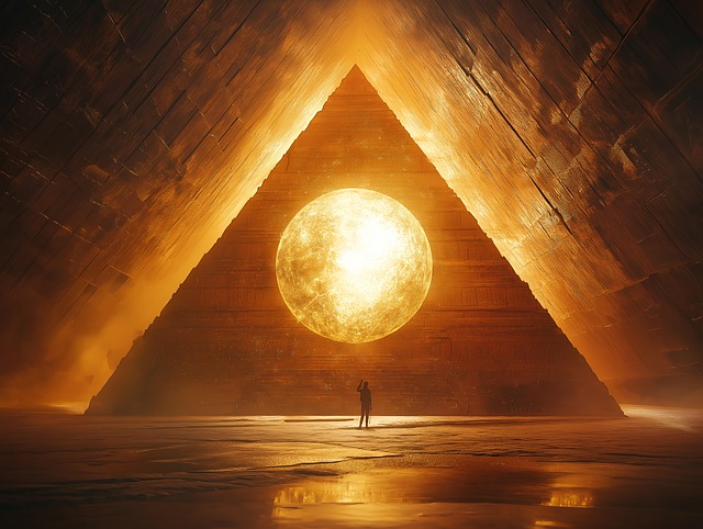 Download free HD stock image of Ai Generated Ancient Free ai generated ancient pyramid illustration