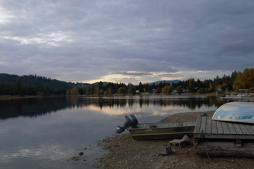 Lac, Bărci, Natura, Pădure, Peisaj