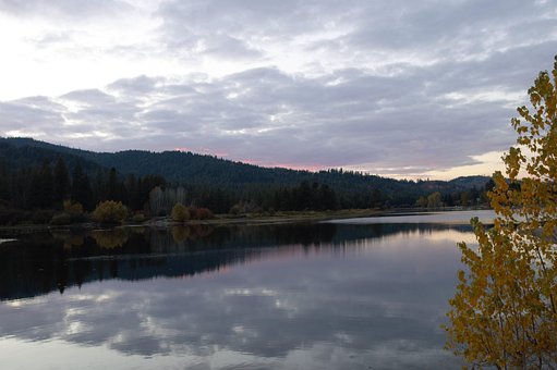 Lac, Natura, Apă, Peisaj, Apus De Soare