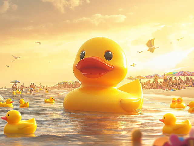 Ai Generado, Patos, Juguetes