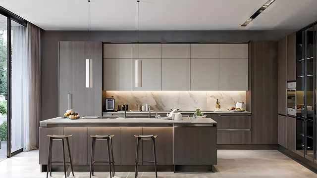 Free ai generated house kitchen illustration