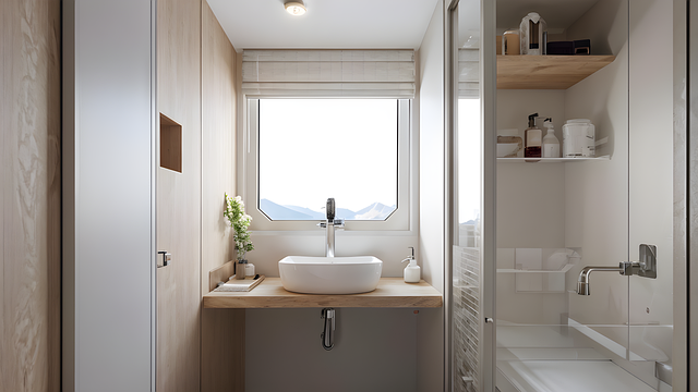 Free ai generated shower bathtub illustration